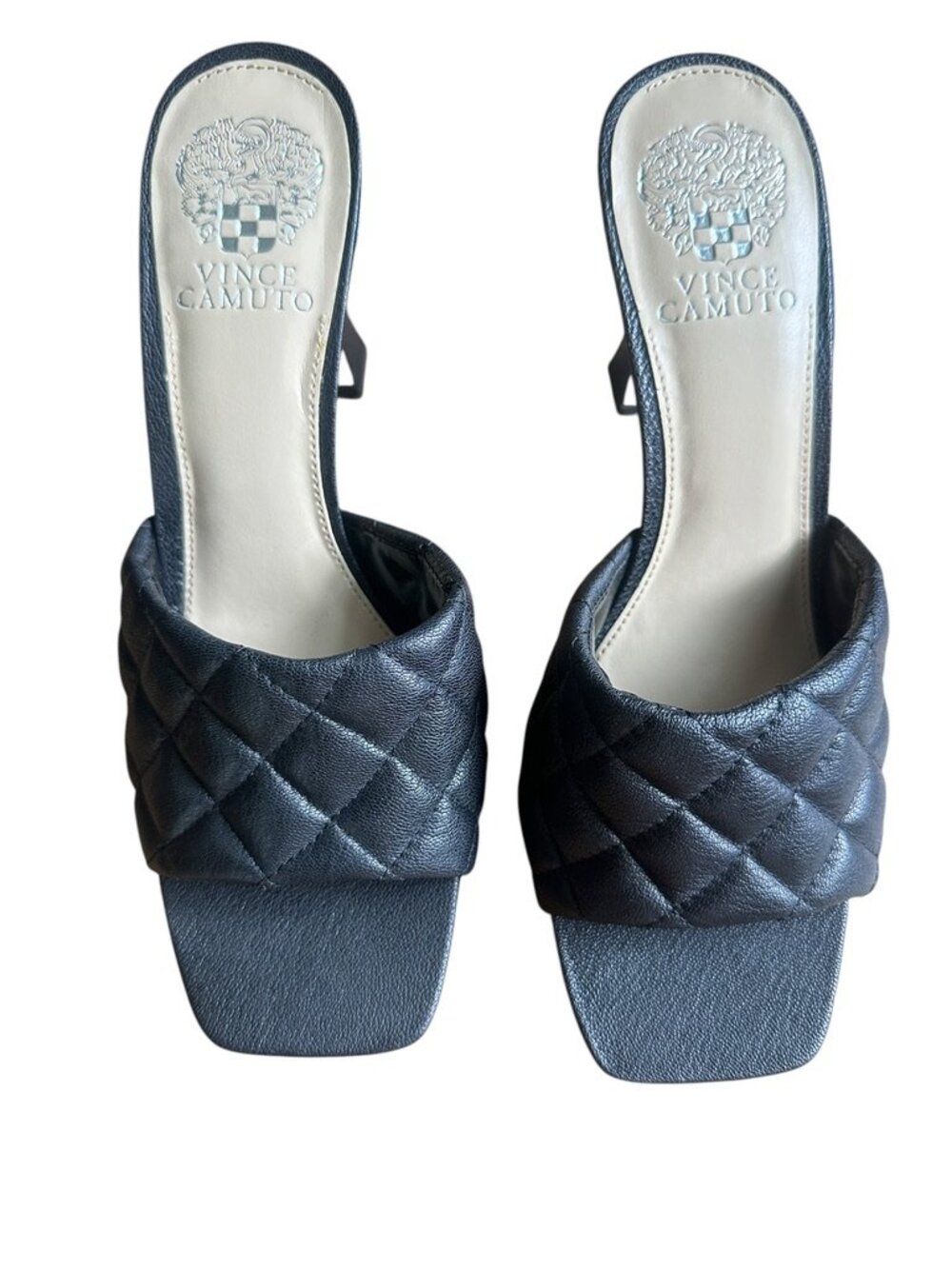 Vince Camuto Black Reselm Slide NWOB 8.5